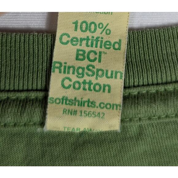 Fish Hippie Co Mens XL Green Graphic T Shirt Cotton Fishing Logo Tee Outdoor - Picture 4 of 4